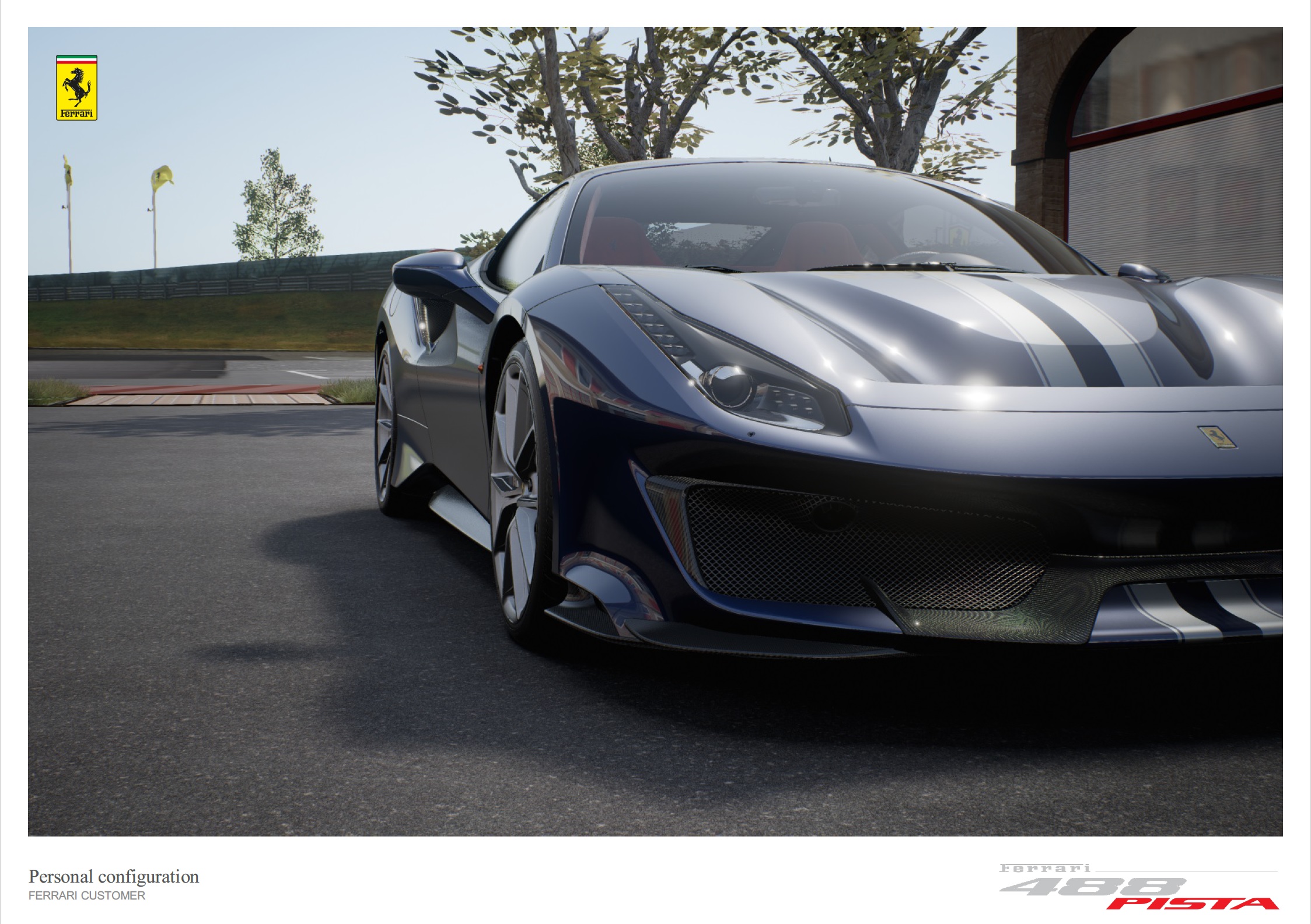 誰でもタダで488 PISTAのオーナー気分になれるコンフィギュレーター